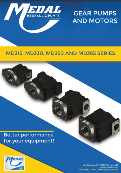 Hydraulic Gear Pumps and Motors - MD315, MD330 and MD365 Series - 