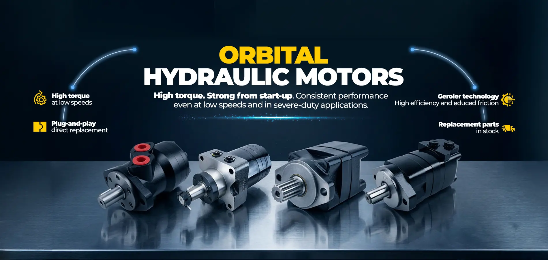 Orbital hydraulic motors - Orbit motors 