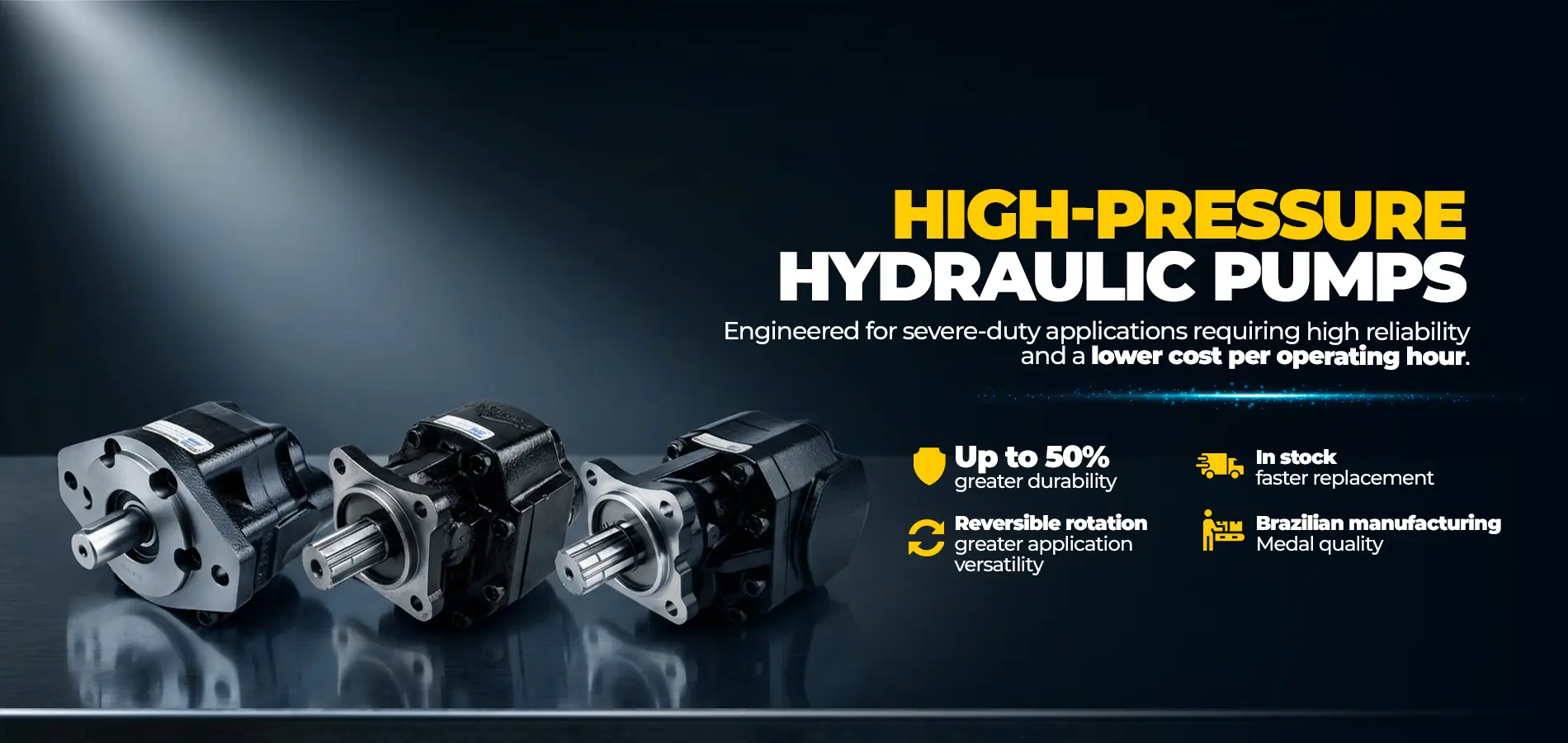High-pressure hydraulic pumps - Hydraulic Pumps - Piston