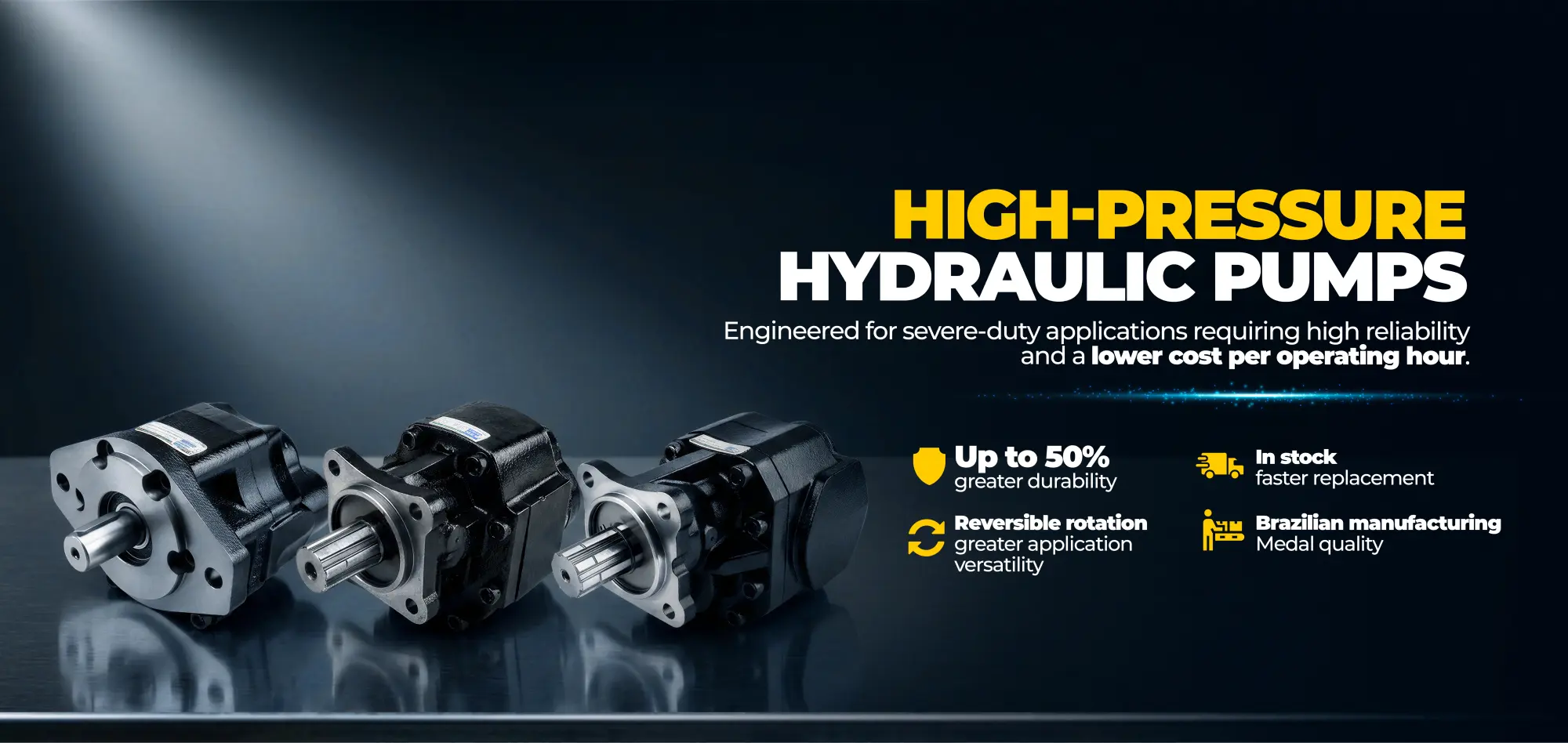 High-pressure hydraulic pumps - Hydraulic Pumps - Piston