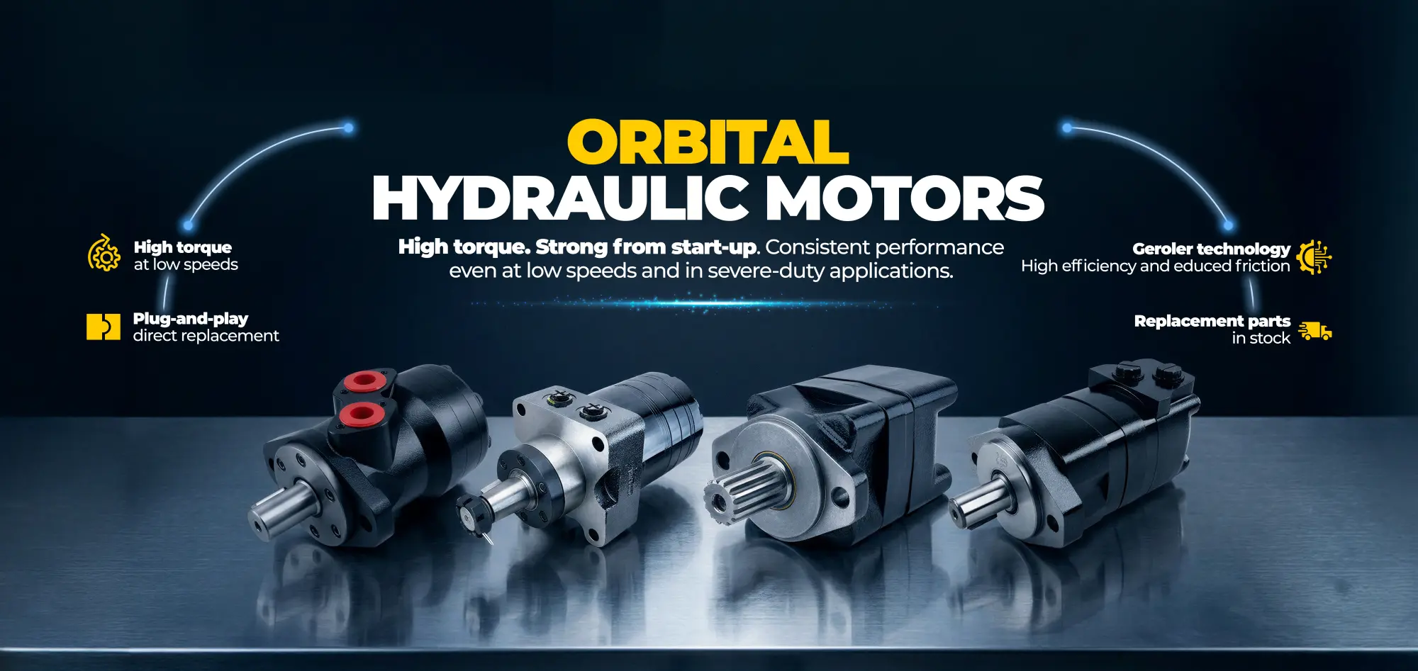 Orbital hydraulic motors - Orbit motors 